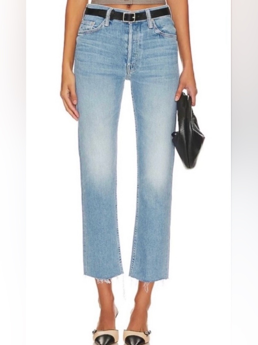 (NWT) MOTHER Tomcat Ankle Fray Jeans in Kitty Corner - Size 30